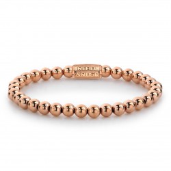 REBEL & ROSE ARMBAND - ROSE GOLD ONLY (18K PLATED) - 6MM - S - 225933 REBEL & ROSE ARMBAND - ROSE GOLD ONLY (18K PLATED) - 6MM - S - 225933