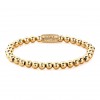 REBEL & ROSE ARMBAND - YELLOW GOLD ONLY - 6MM - S - 224895