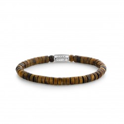 REBEL & ROSE ARMBAND - SLICES - TIGER LILY - 6MM - L - 229682 REBEL & ROSE ARMBAND - SLICES - TIGER LILY - 6MM - L - 229682