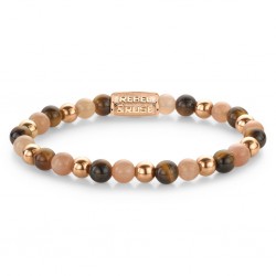 REBEL EN ROSE ARMBAND SUNSET BEACH ROSE -6MM-S - 227274 REBEL EN ROSE ARMBAND SUNSET BEACH ROSE -6MM-S - 227274