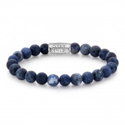 REBEL & ROSE ARMBAND - MATT MIDNIGHT - 8 MM - L - 221731 REBEL & ROSE ARMBAND - MATT MIDNIGHT - 8 MM - L - 221731