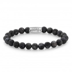 REBEL & ROSE ARMBAND - MATT GREY SEDUCTION - 8MM - M - 221726 REBEL & ROSE ARMBAND - MATT GREY SEDUCTION - 8MM - M - 221726