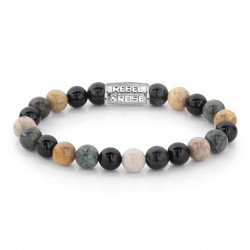 REBEL & ROSE ARMBAND - AUTUMN STORM - 8MM - L - 221709 REBEL & ROSE ARMBAND - AUTUMN STORM - 8MM - L - 221709