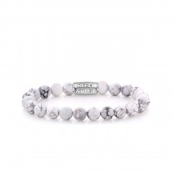 REBEL & ROSE ARMBAND - VIRGIN WHITE - 8MM - M - 224446 REBEL & ROSE ARMBAND - VIRGIN WHITE - 8MM - M - 224446
