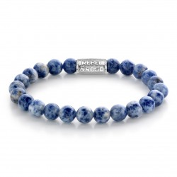 REBEL & ROSE ARMBAND - DUTCH DELFTS BLUE - 8MM - M - 224119 REBEL & ROSE ARMBAND - DUTCH DELFTS BLUE - 8MM - M - 224119