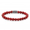 REBEL & ROSE ARMBAND - RED DELIGHT VINTAGE - 8MM - L - 221672