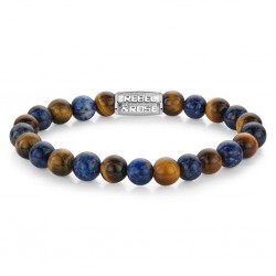 REBEL EN ROSE ARMBAND MIX TIGER LAPIS-8MM -L - 227283 REBEL EN ROSE ARMBAND MIX TIGER LAPIS-8MM -L - 227283