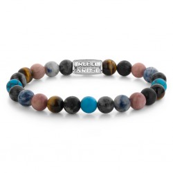 REBEL & ROSE ARMBAND - OCEAN CORAL - 8MM - L - 230298