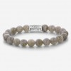 REBEL & ROSE ARMBAND - LABRADORITE SHIELD - 8MM - L - 230310