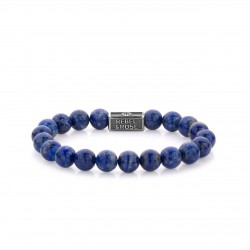 REBEL & ROSE ARMBAND - LAPIS LAZULI 925 - 8MM - L - 224452 REBEL & ROSE ARMBAND - LAPIS LAZULI 925 - 8MM - L - 224452