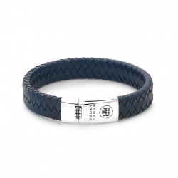 REBEL & ROSE ARMBAND - ABSOLUTLEY LEATHER BRAIDED FLAT - L - 221744