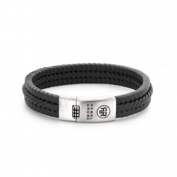 REBEL & ROSE ARMBAND - TWISTED 925 - ANTHRACITE - M - 230867 REBEL & ROSE ARMBAND - TWISTED 925 - ANTHRACITE - M - 230867