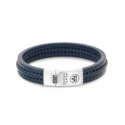 REBEL & ROSE ARMBAND - TWISTED 925 - NAVY - L - 230868 REBEL & ROSE ARMBAND - TWISTED 925 - NAVY - L - 230868