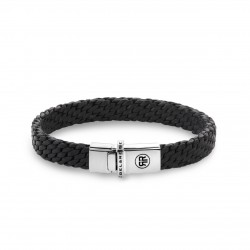 REBEL & ROSE ARMBAND  - MASTERY COLLECTION - WOVEN BLACK - L - 230866