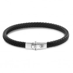 REBEL & ROSE ARMBAND - XTRA SMALL BRAIDED - BLACK - M - 230083