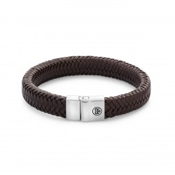 REBEL & ROSE ARMBAND - FULL METAL HERRINGBONE BROWN MATT - M - 223548 REBEL & ROSE ARMBAND - FULL METAL HERRINGBONE BROWN MATT - M - 223548