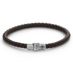 REBEL & ROSE ARMBAND - FULL METAL SINGLE ROUND BROWN - M - 229488 REBEL & ROSE ARMBAND - FULL METAL SINGLE ROUND BROWN - M - 229488