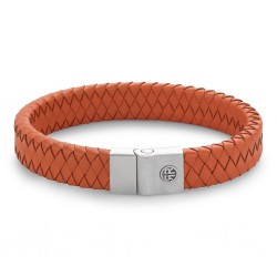 RBEL & ROSE ARMBAND LEER FULL METAL PREMIUM 12 MM ORANGE L - 227931 RBEL & ROSE ARMBAND LEER FULL METAL PREMIUM 12 MM ORANGE L - 227931