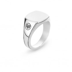 REBEL & ROSE RING - SQUARE SILVER SHINE - 63 - 222080 REBEL & ROSE RING - SQUARE SILVER SHINE - 63 - 222080