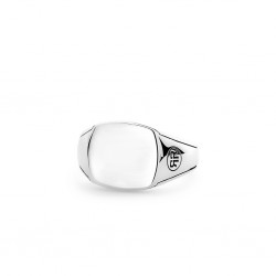REBEL & ROSE RING - SQUARE SILVER SHINE - 63 - 222080 REBEL & ROSE RING - SQUARE SILVER SHINE - 63 - 222080