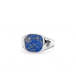 REBEL & ROSE RING - SQUARE LAPIS - 63 - 231820 REBEL & ROSE RING - SQUARE LAPIS - 63 - 231820