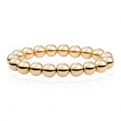 SPARKLING JEWELS ARMBAND - SATURN EXTRA LARGE - GOLD - 10MM - 231504 SPARKLING JEWELS ARMBAND - SATURN EXTRA LARGE - GOLD - 10MM - 231504