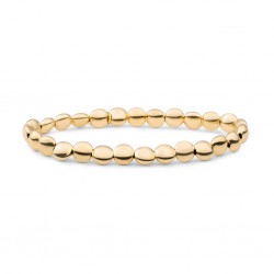 BRACLET FLAT BEADS 7MM GOLD - 228759 BRACLET FLAT BEADS 7MM GOLD - 228759