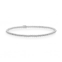 SPARKLING JEWELS  ARMBAND - SATURN SMALL -SILVER -3MM - 231299
