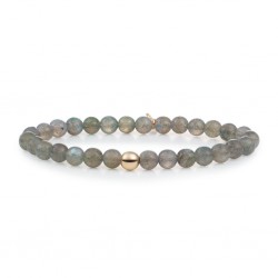 SPARKLING JEWELS ARMBAND LABRADORITE SATURN LARGE - 6MM - 229519