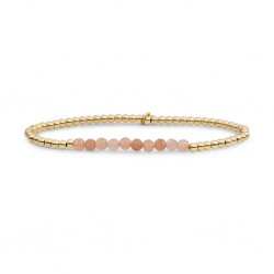 SPARKLING JEWELS ARMBAND SUNSTONE UNIVERSE-GOLD 3MM - 227012