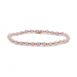 SPARKLING JEWELS ARMBAND PINK OPALITE INTERSTELLAR - GOLD - 232087