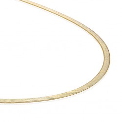 SPARKLING JEWELS COLLIER - HERRINGBONE - GOLD - 232563