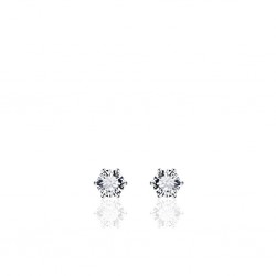 GISSER ZILVEREN OORKNOPPEN MET ZIRKONIA -  5MM - 227332 GISSER ZILVEREN OORKNOPPEN MET ZIRKONIA -  5MM - 227332